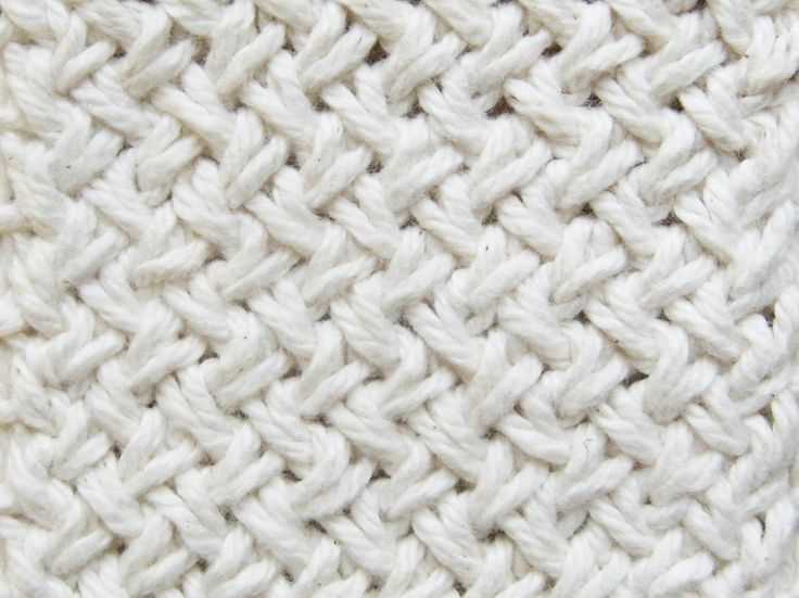 Hole knitting pattern