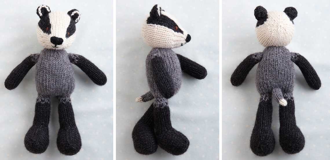 Honey badger knitting pattern