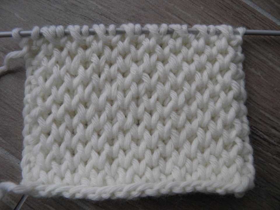 Honeycomb brioche knitting pattern