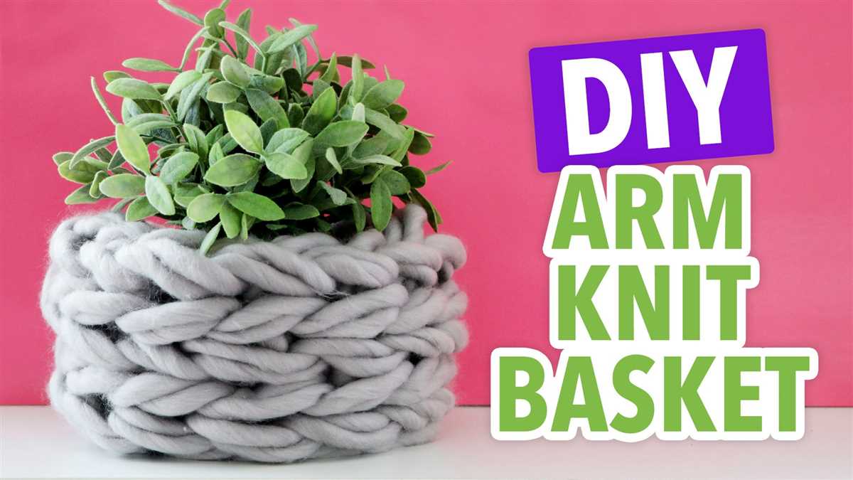 How to knit basket weave pattern