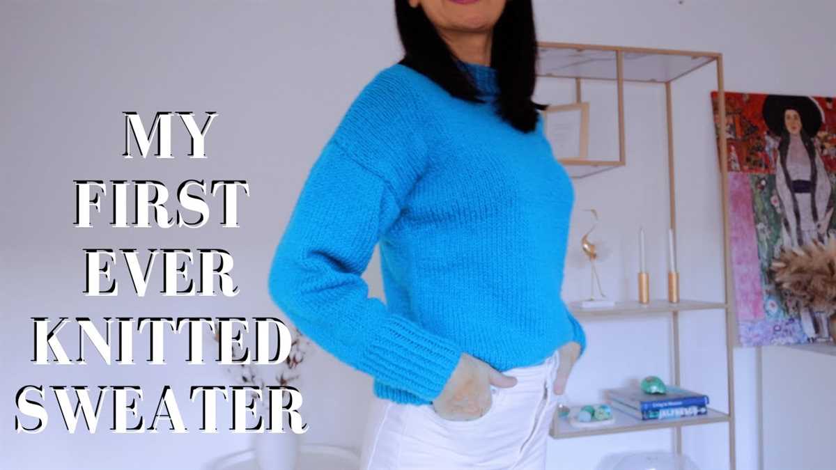 How to knit sweater pattern