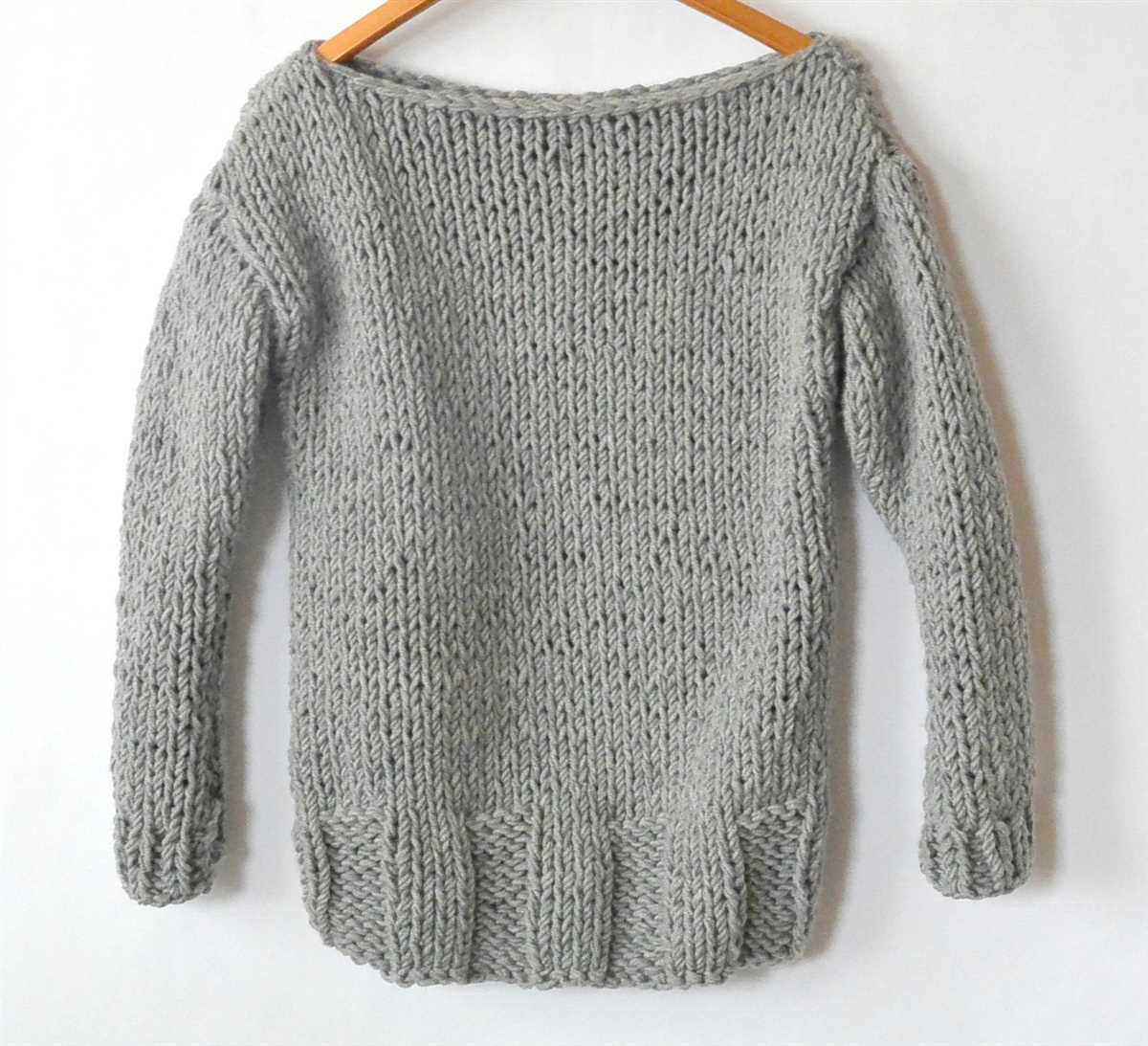 How to knit sweater pattern