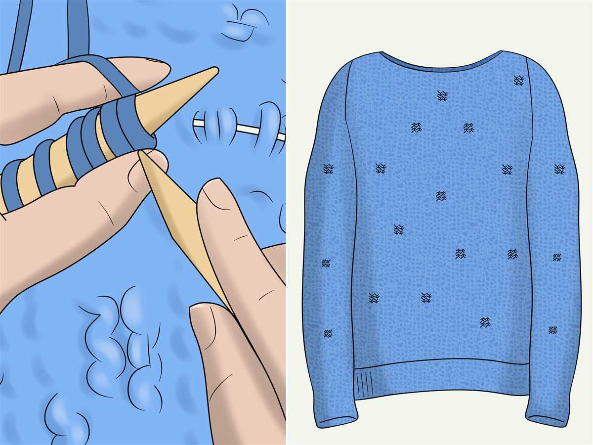 How to make a sweater knitting pattern