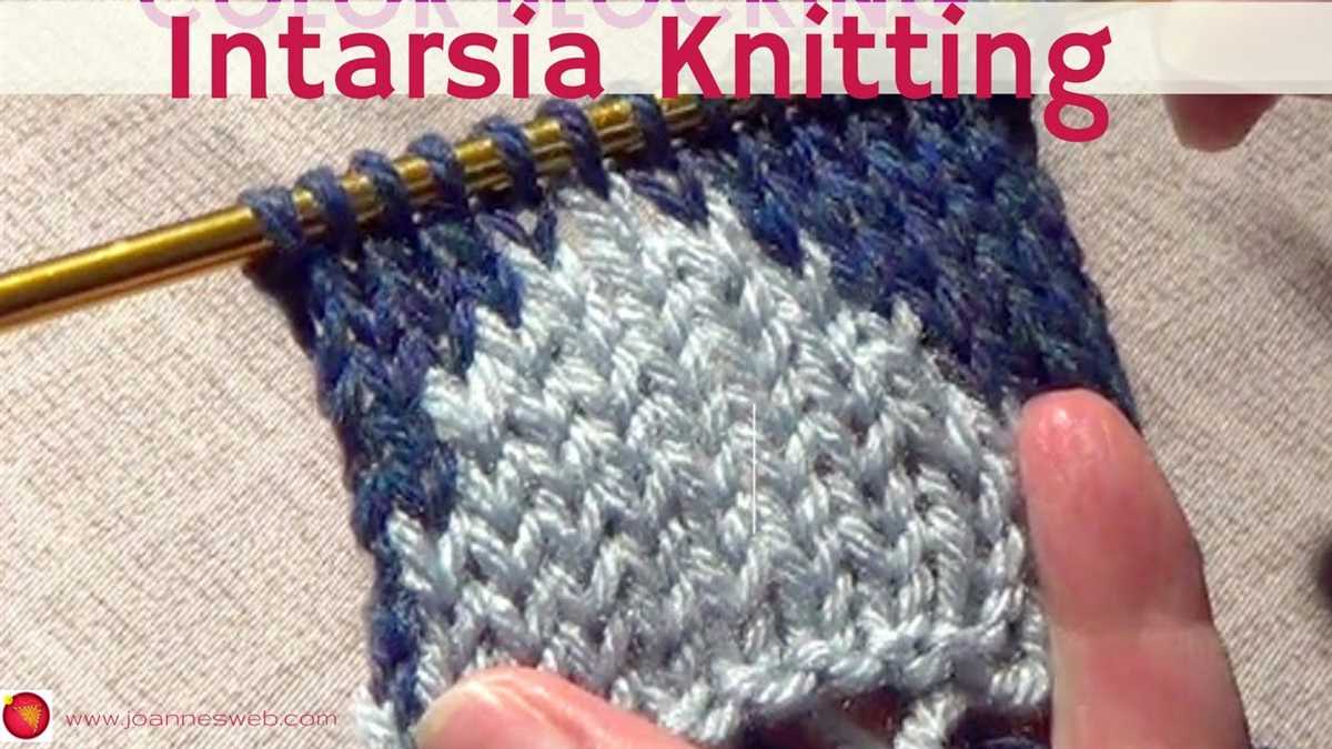 How to change colors in knitting pattern