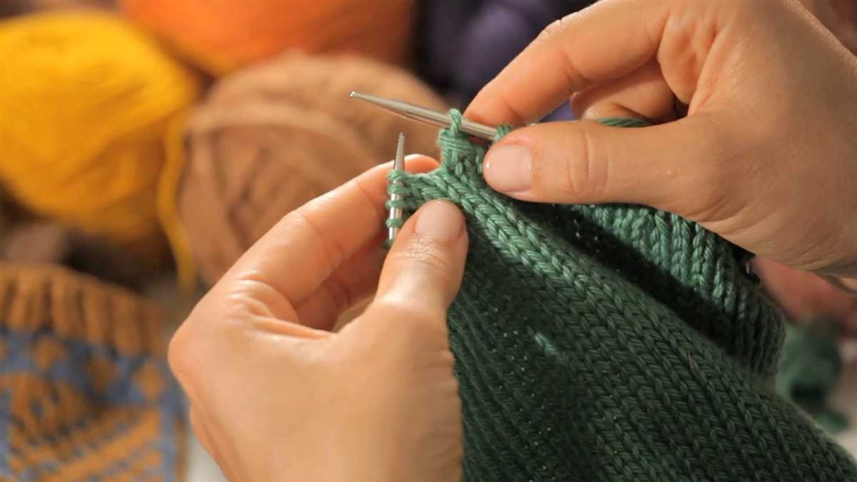 How to convert circular knitting pattern to flat