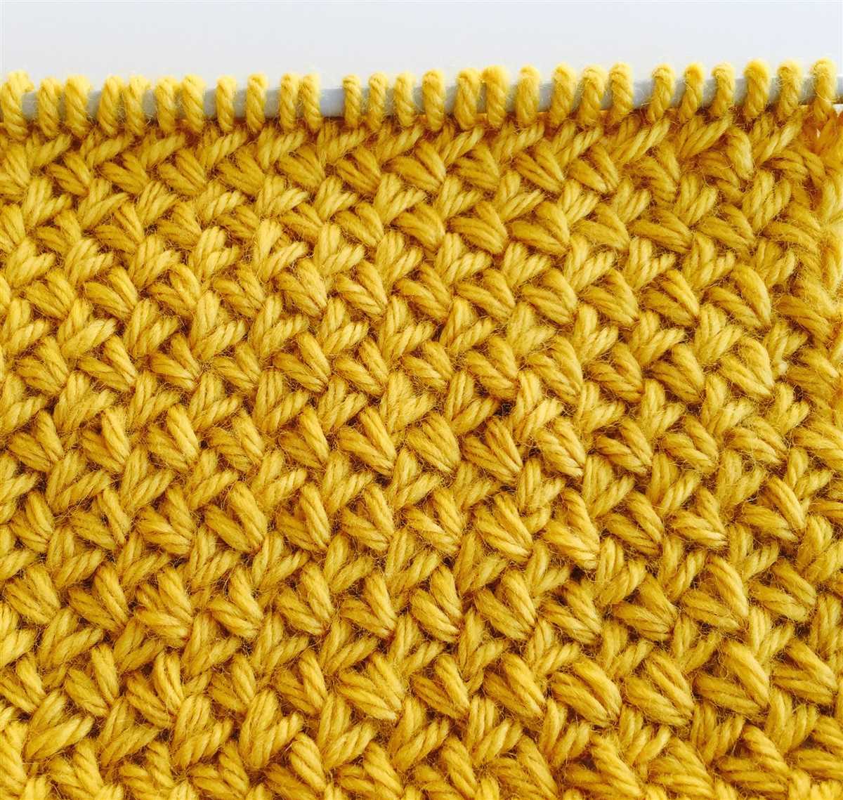 How to knit basket weave pattern