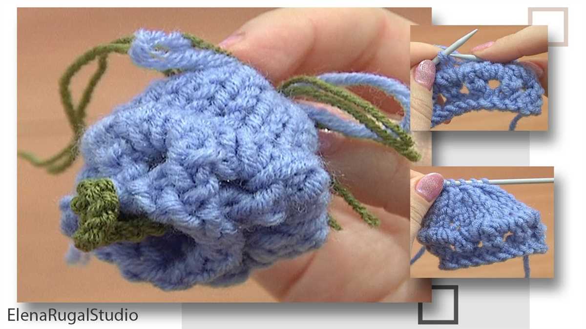 How to knit flowers free pattern