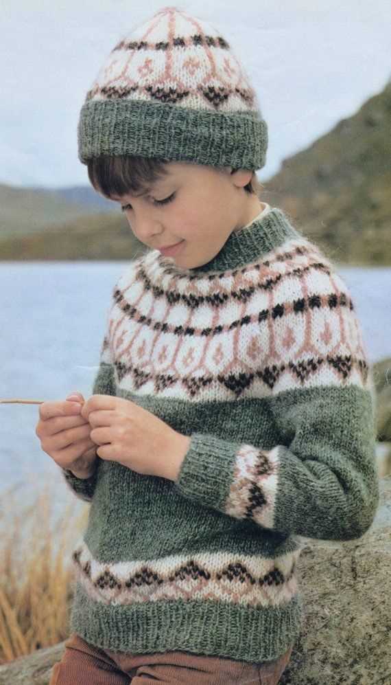 Icelandic hat knitting pattern