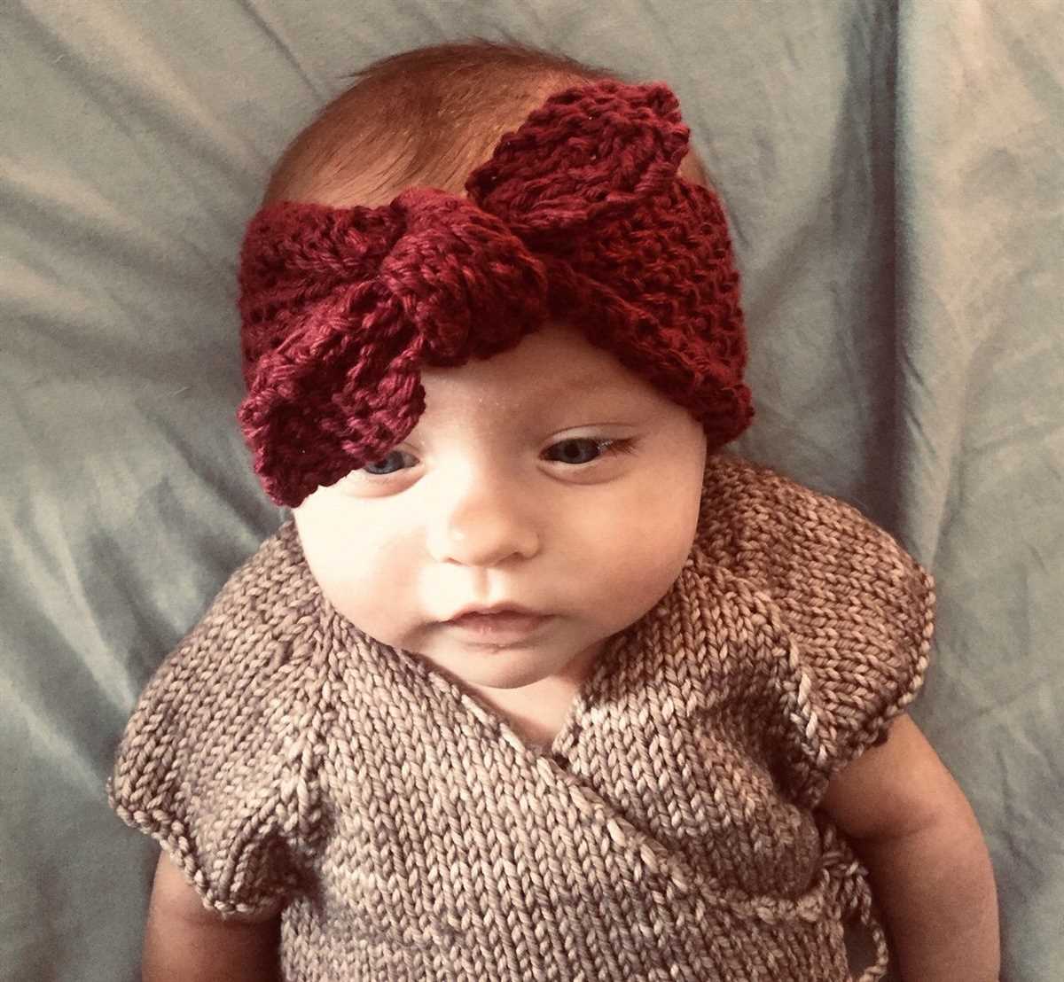 Infant knitted headband patterns free