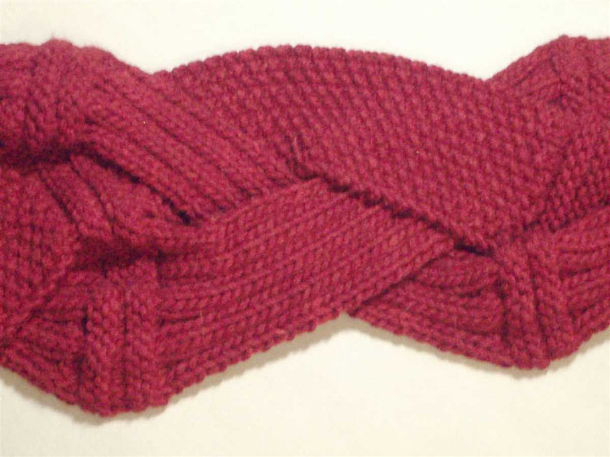 Infinity scarf knitting pattern seed stitch