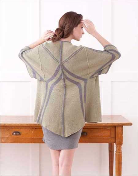 Kimono cardigan knitting pattern