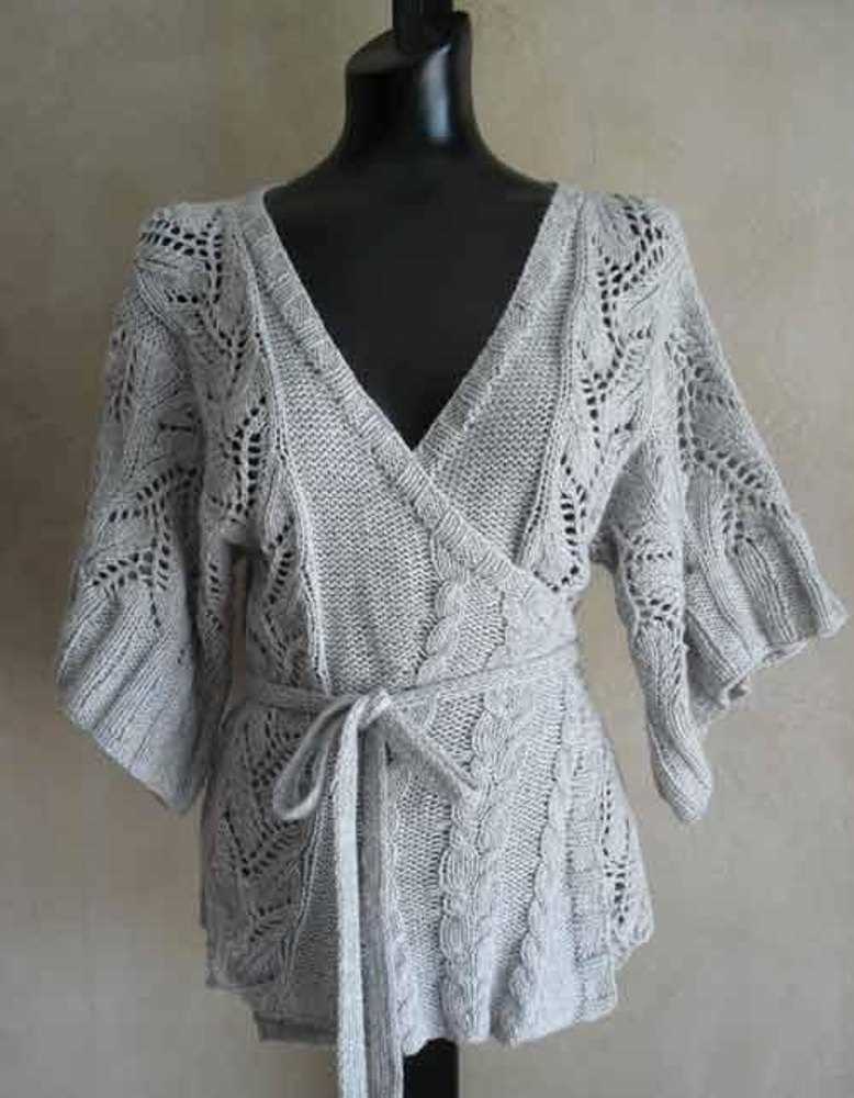 Kimono cardigan knitting pattern