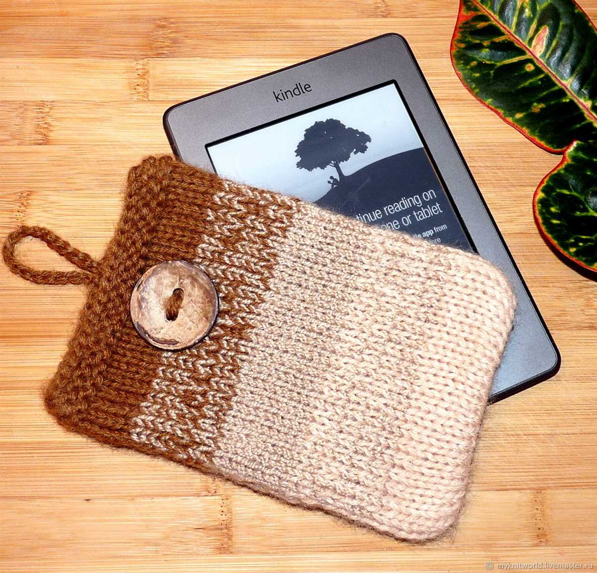 Kindle cover knitting pattern