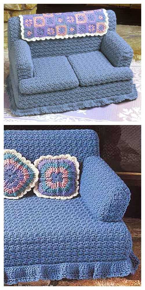 Kitty couch knitting pattern