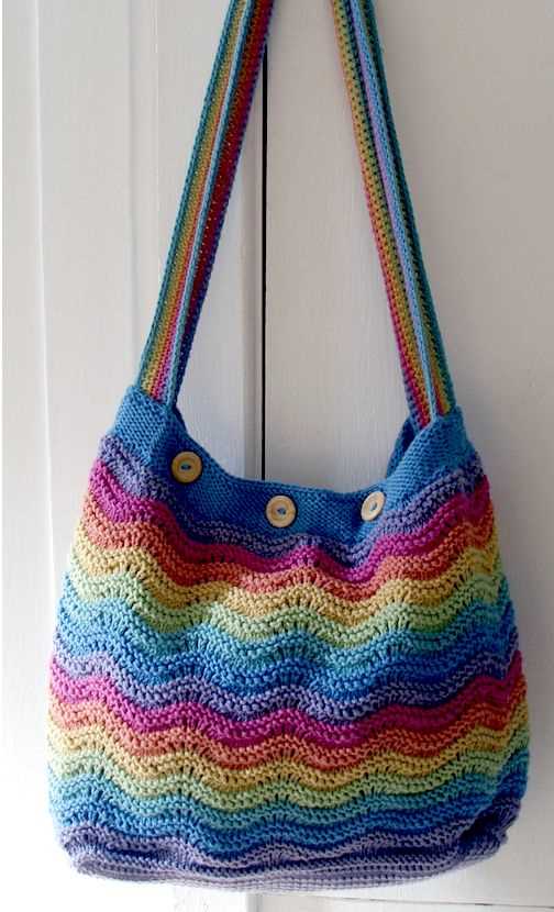 Knit beach bag pattern