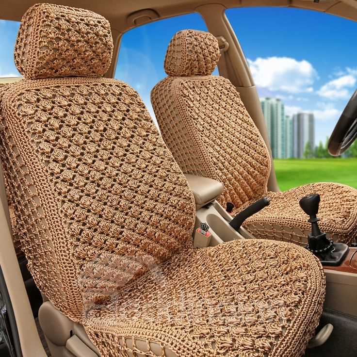 Knit car seat cover pattern