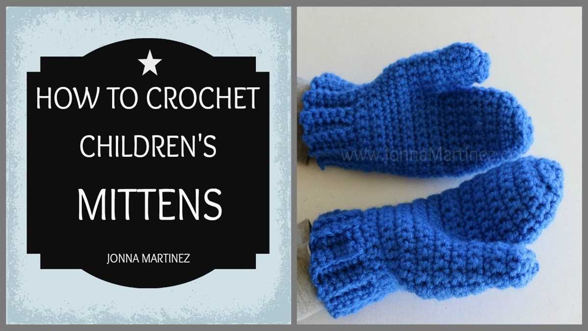 Knit childrens mittens easy pattern