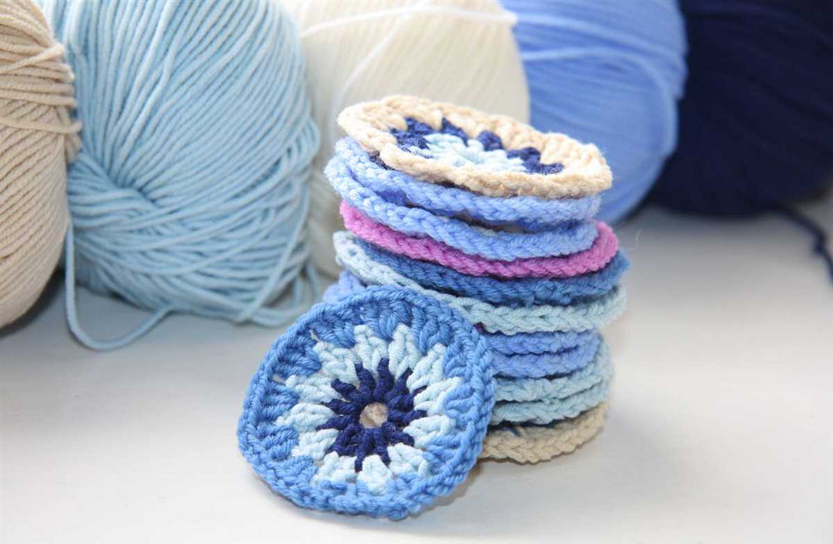 Knit coasters pattern free