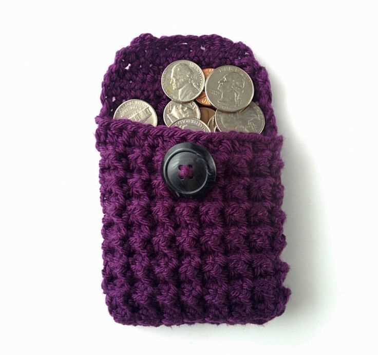 Knit coin purse pattern free