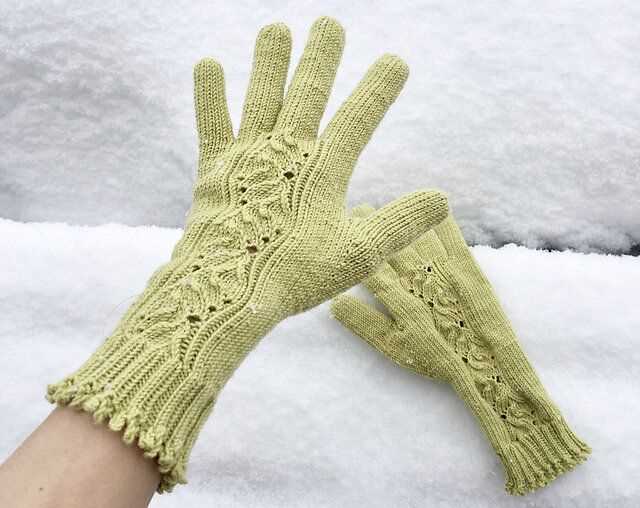 Knit gloves pattern free