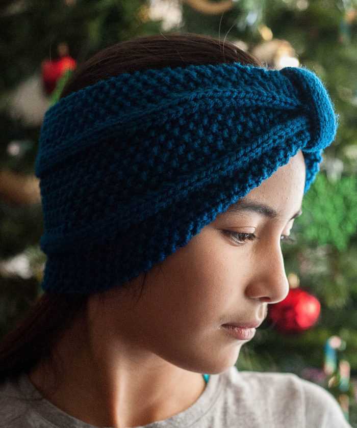 Knit headband ear warmer pattern