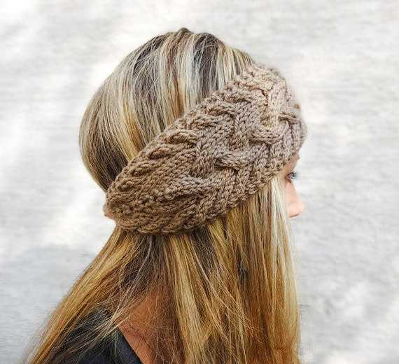 Knit headband ear warmer pattern