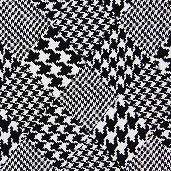 Knit houndstooth pattern