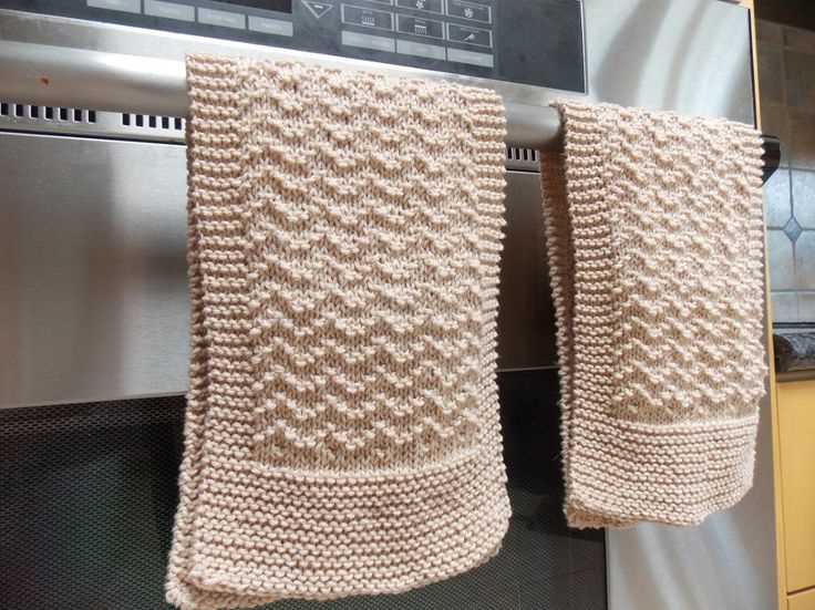 Knit kitchen towel pattern free