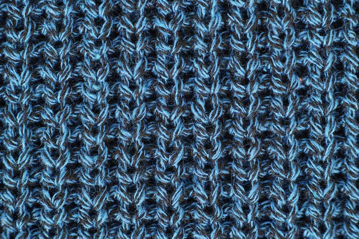 Knit net pattern