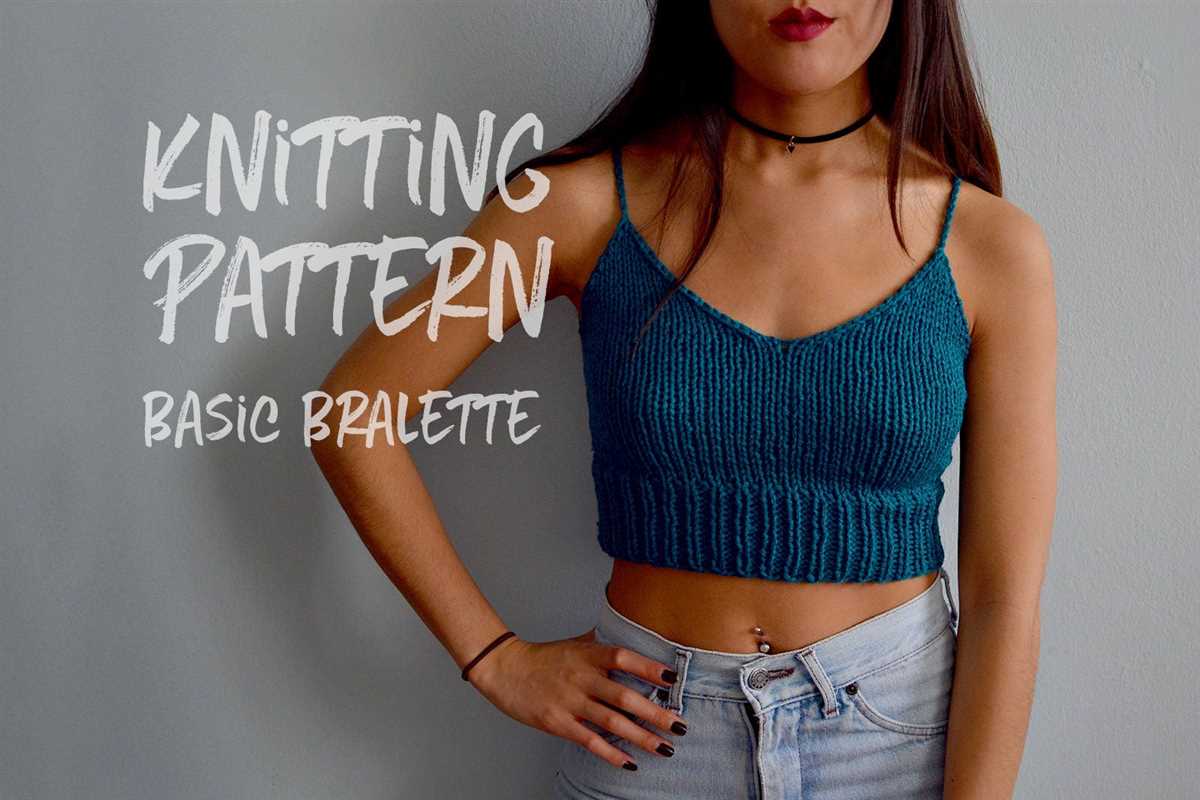 Knit pattern crop top