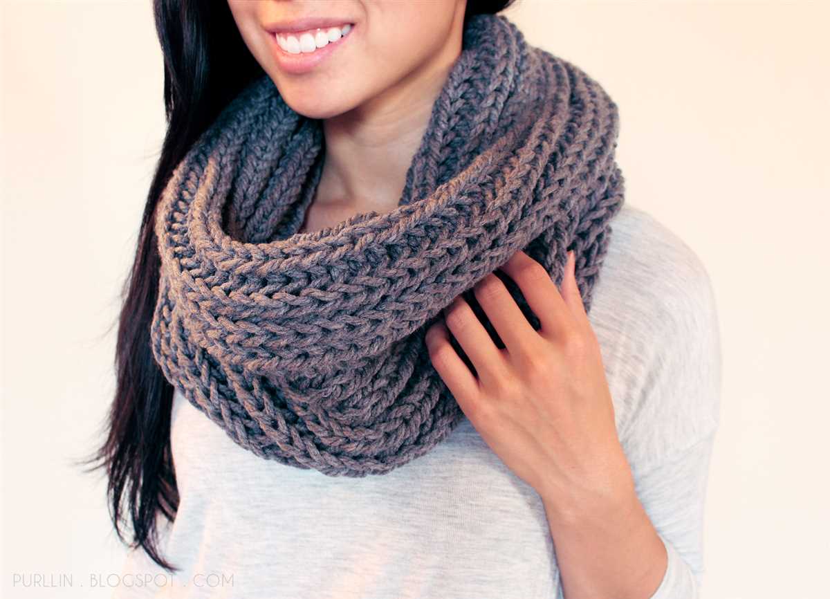 Knit pattern scarf free