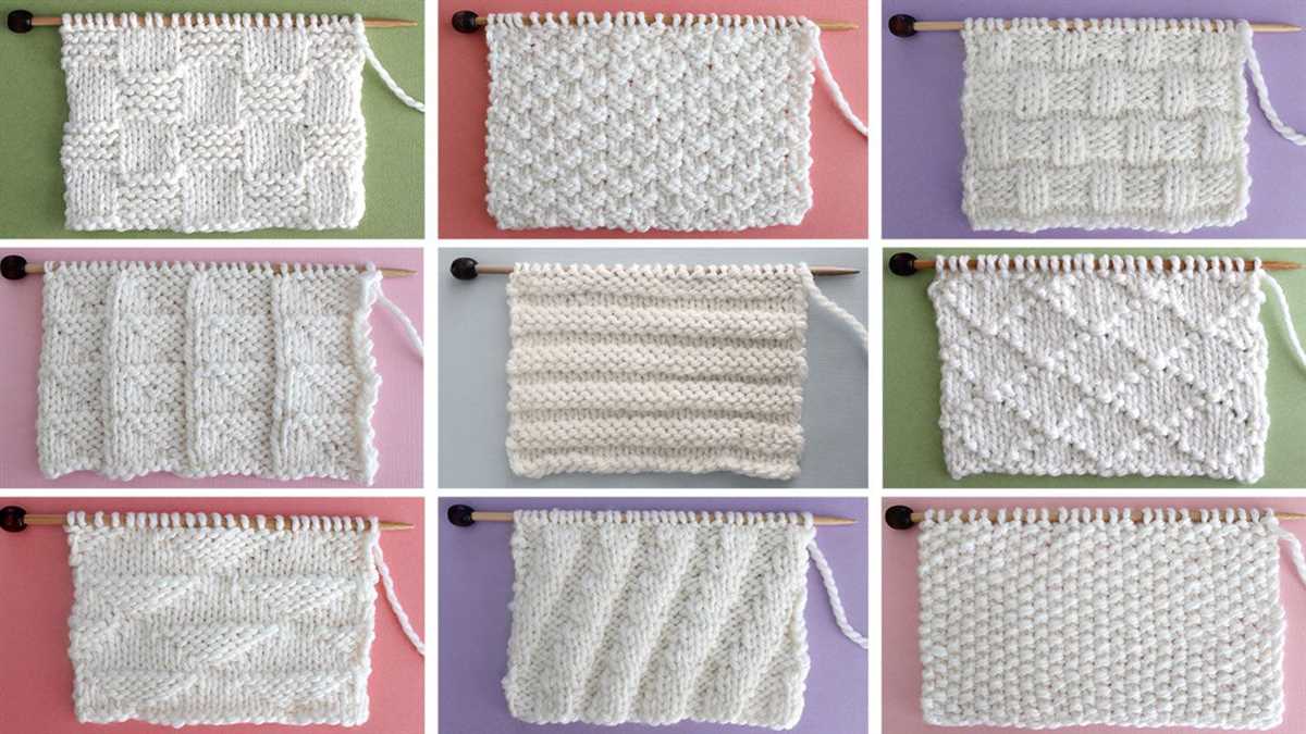 Knit patterns for beginners