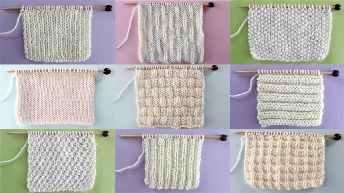 Knit patterns for beginners