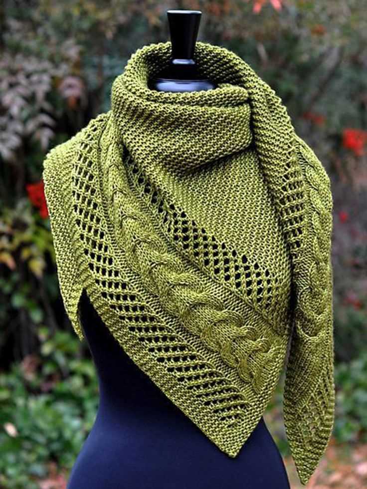 Knit patterns for shawls