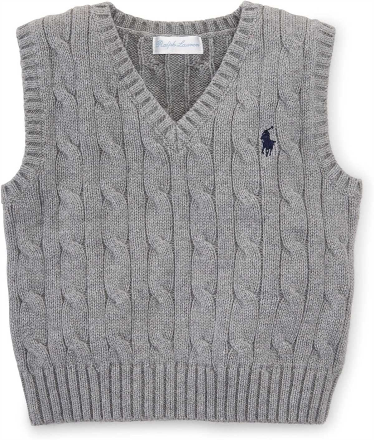 Knit patterns for vests in one piece