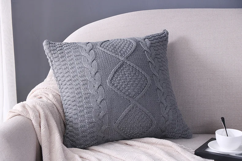 Knit pillow case pattern