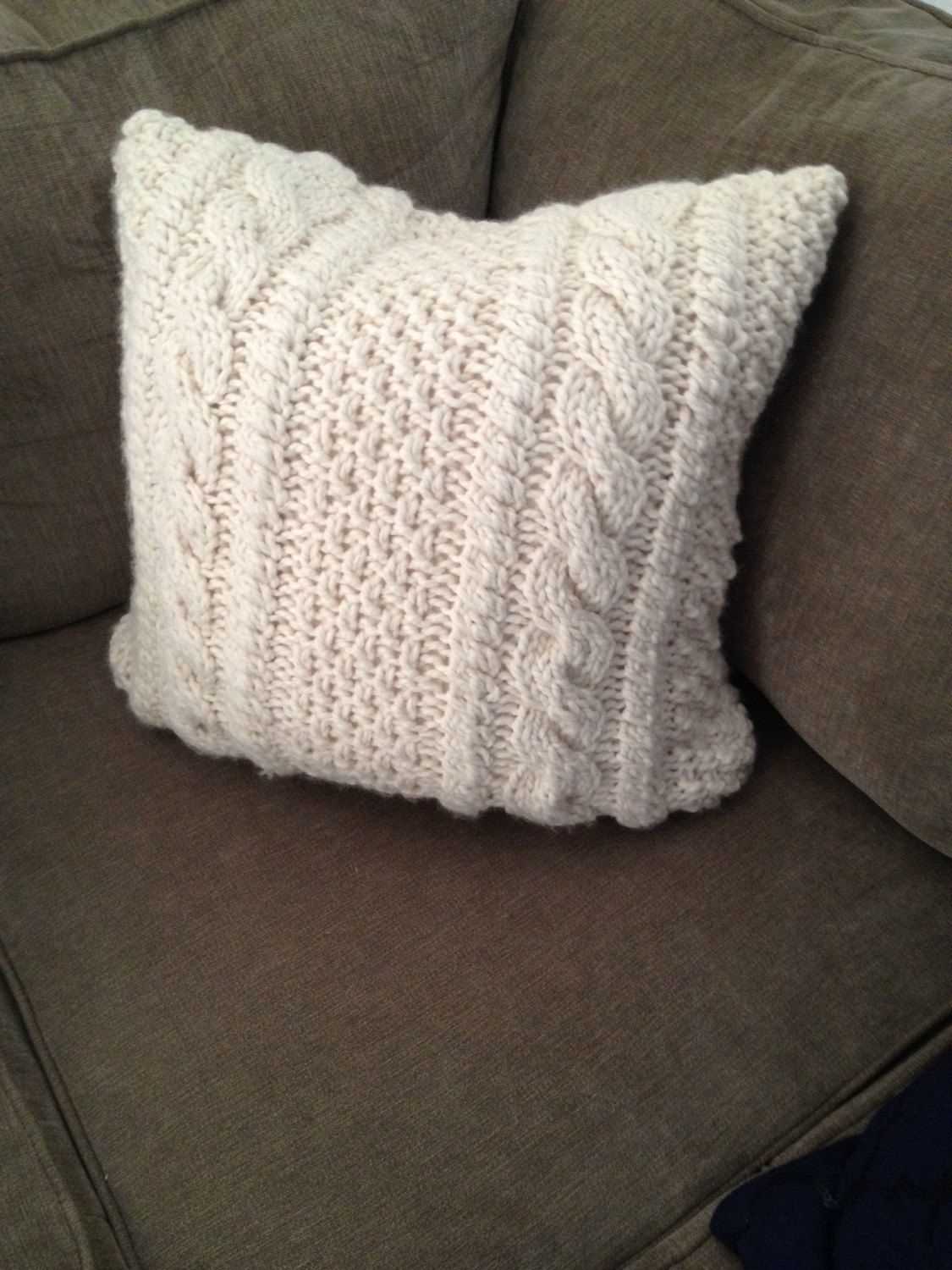 Knit pillow pattern free