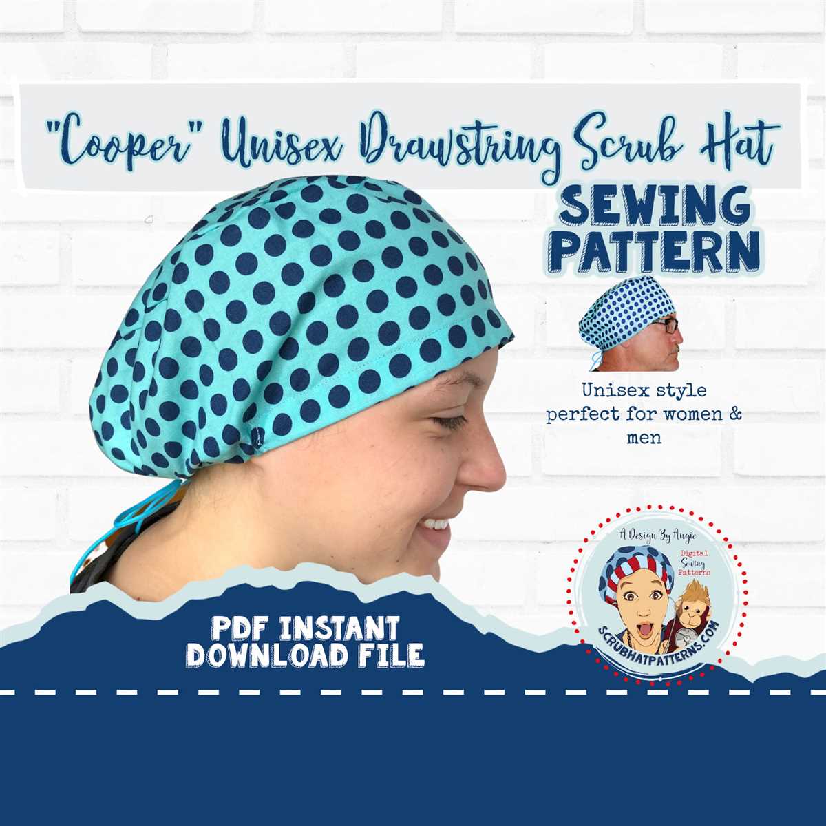 Knit scrub cap pattern