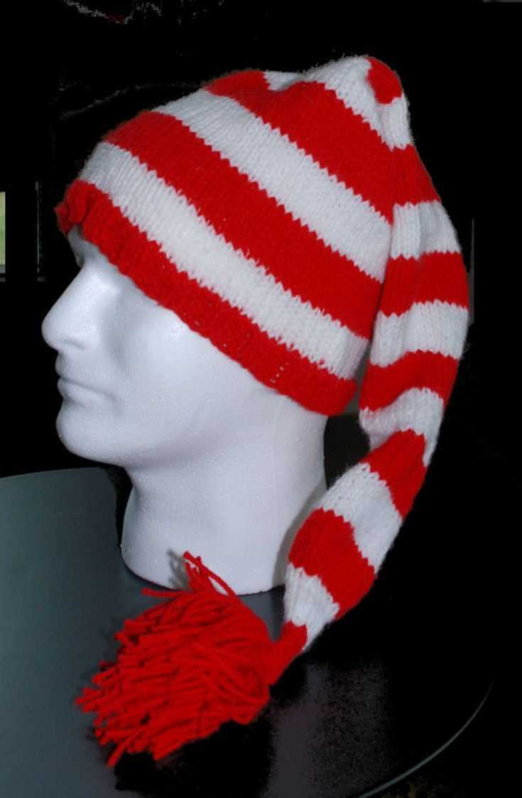 Knit stocking cap pattern