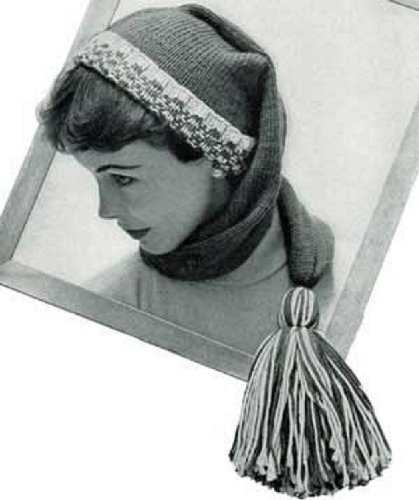 Knit stocking hat pattern