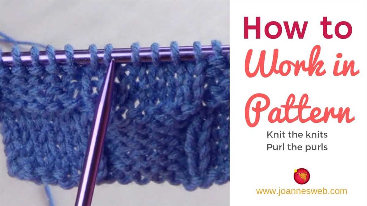 Knit two purl two pattern