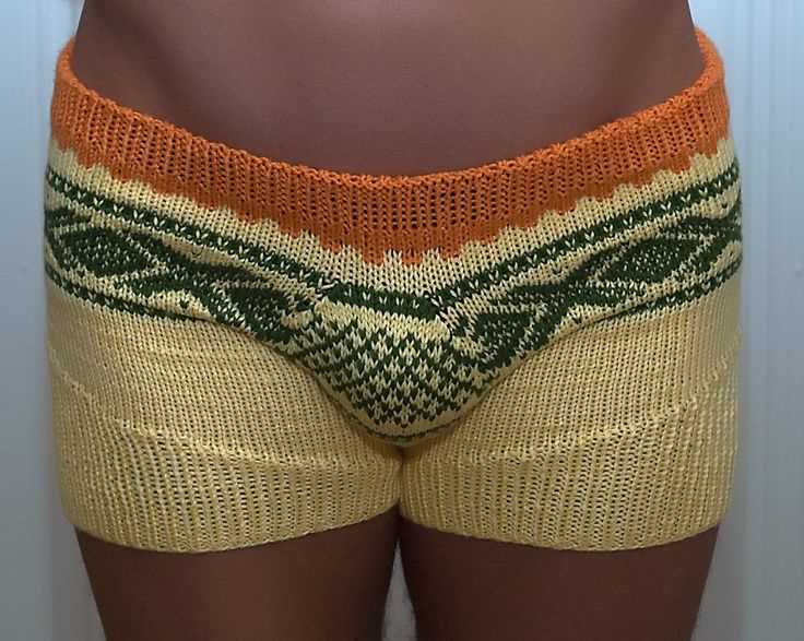 Knit underwear pattern men's