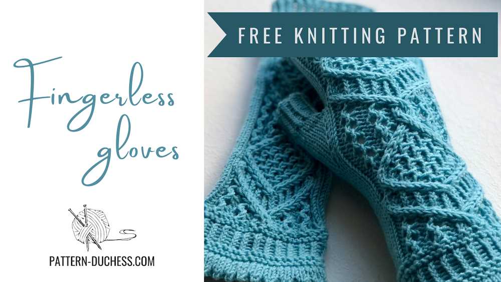 Knit wristlets pattern free