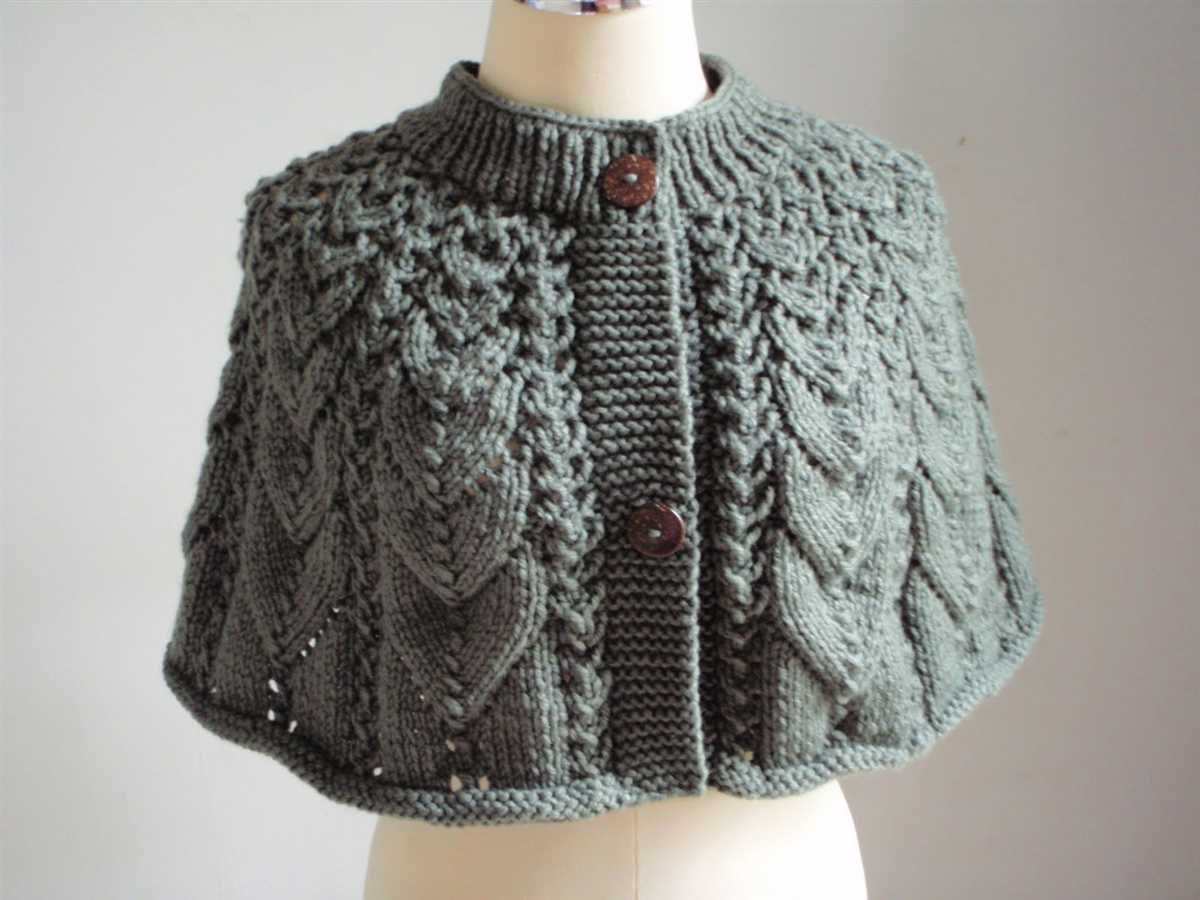 Knit cape pattern free