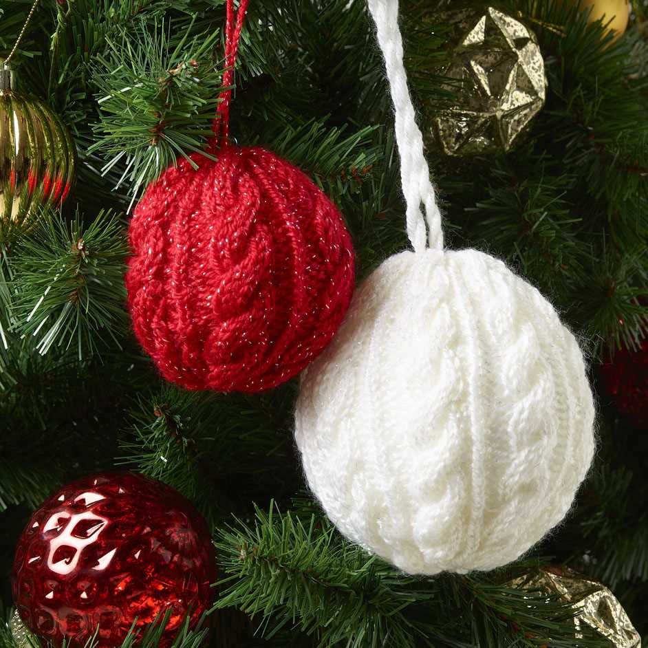 Knit christmas ornaments free patterns