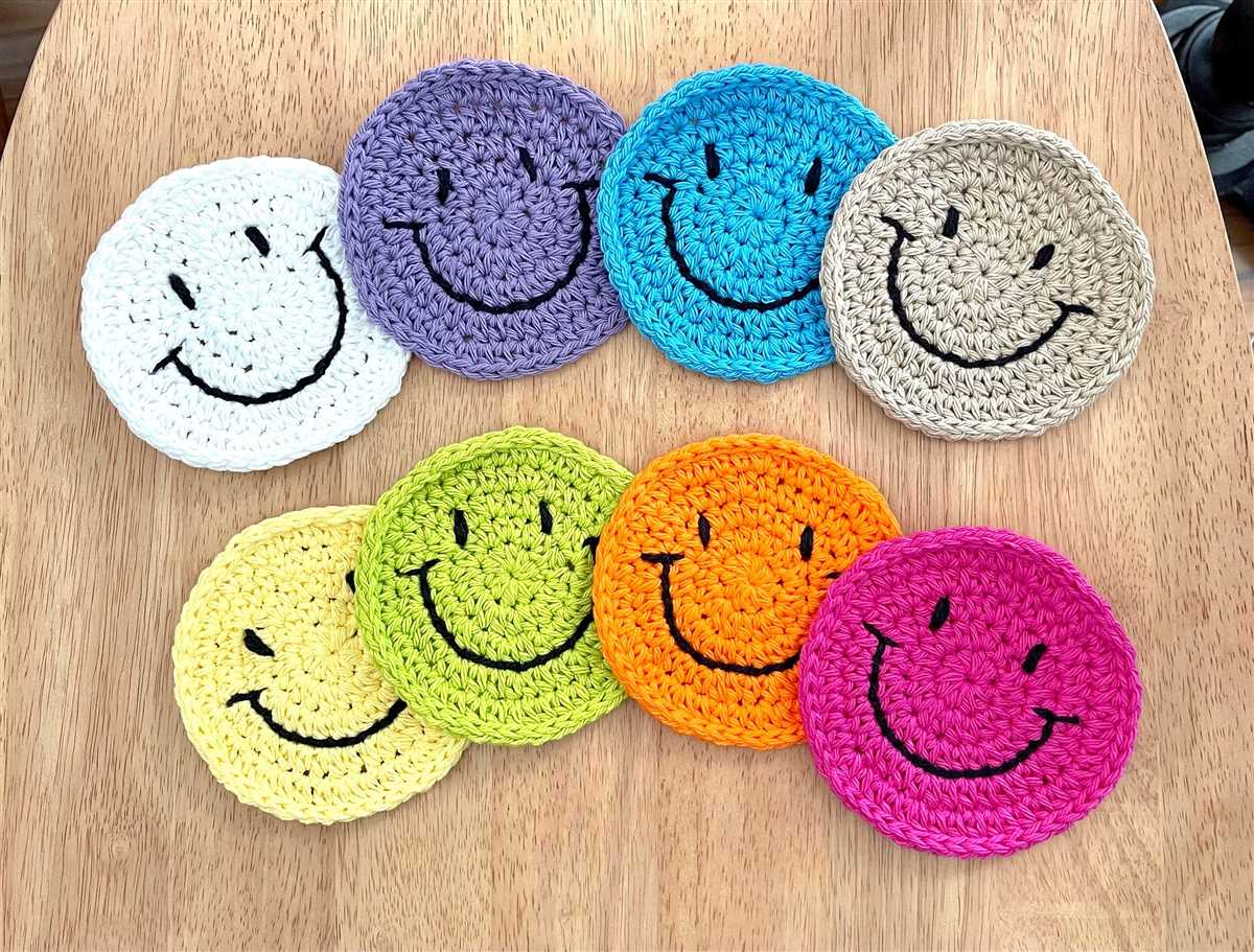 Knit coasters pattern free