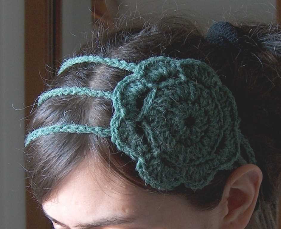 Knit fabric headband pattern