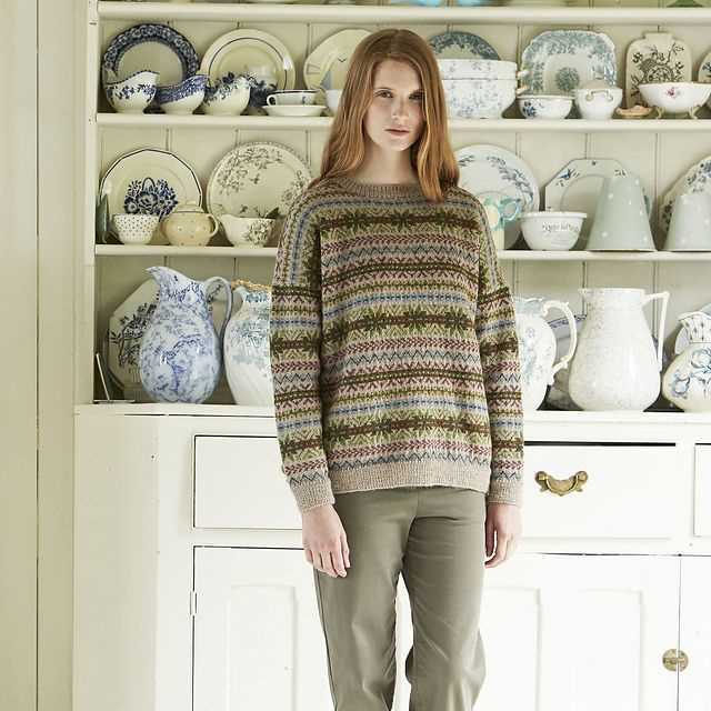 Knit flat sweater pattern