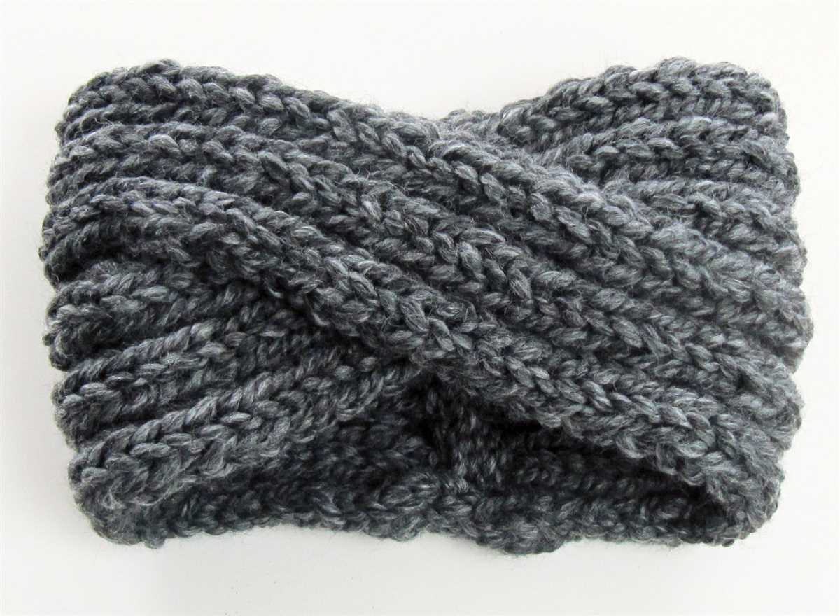 Knit headband ear warmer pattern