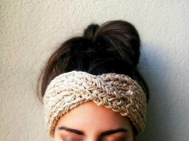 Knit headband ear warmer pattern